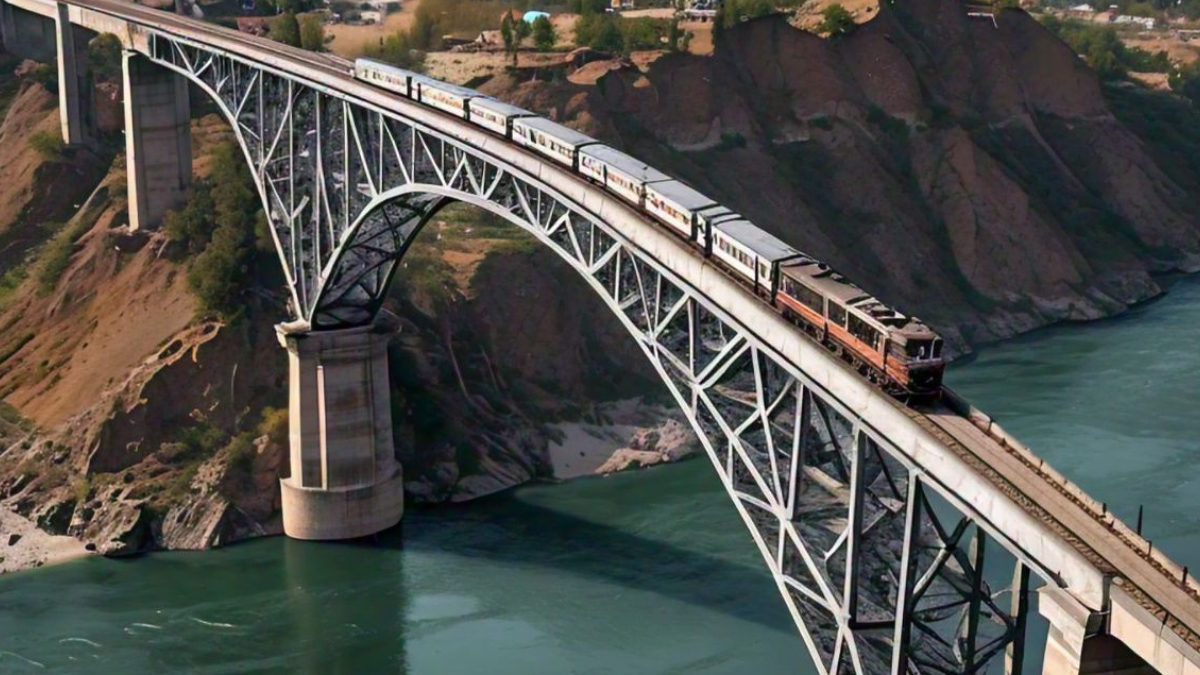 Chenab Bridge-The world's highest railway crossing, strategies, importance