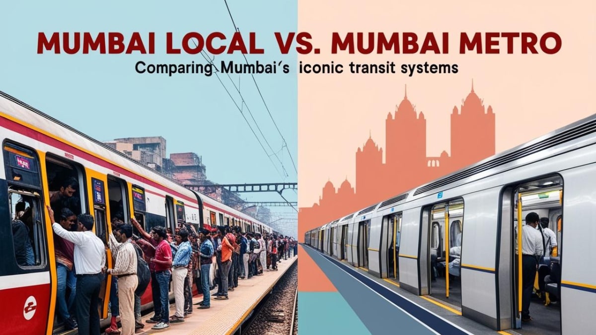 Mumbai Local vs. Mumbai Metro: A Comprehensive Comparison of Mumbai’s Transit Systems