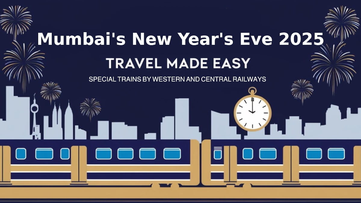 Mumbai’s New Year’s Eve 2025 Travel Made Easy: Special Trains by Western and Central Railway