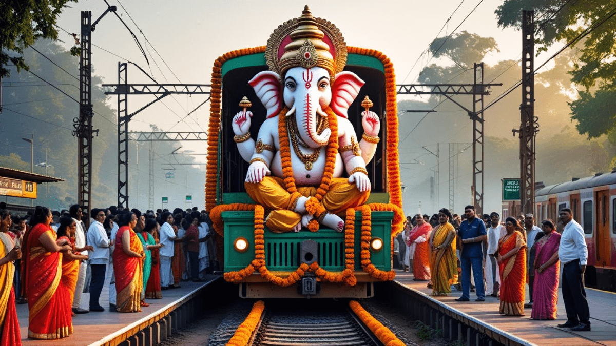 Central & Western Railway Ganesh Festival Special Trains 2025: Schedule, Booking & Travel Tips