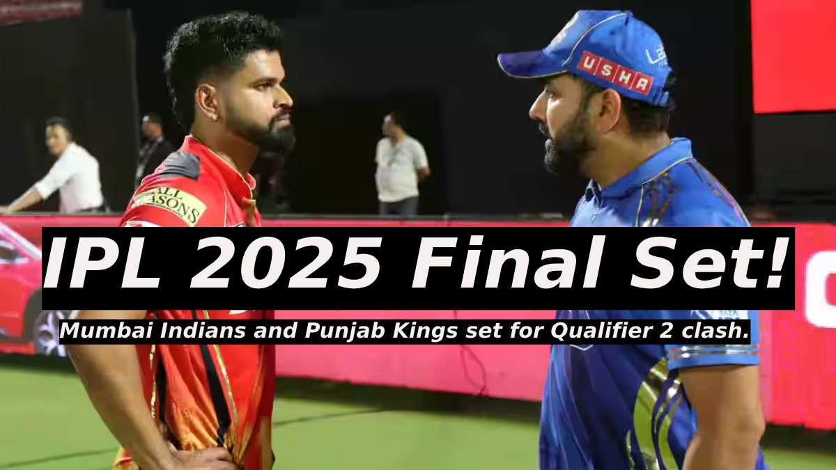 IPL 2025 Final: Date, Time, Venue – RCB Awaits Qualifier 2 Winner (MI vs PBKS)