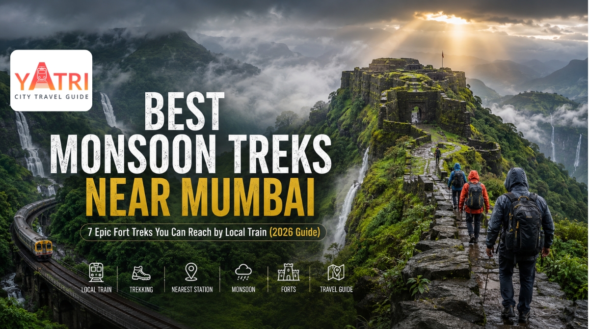 Best Monsoon Treks Near Mumbai 2026: 7 Forts by Local Train