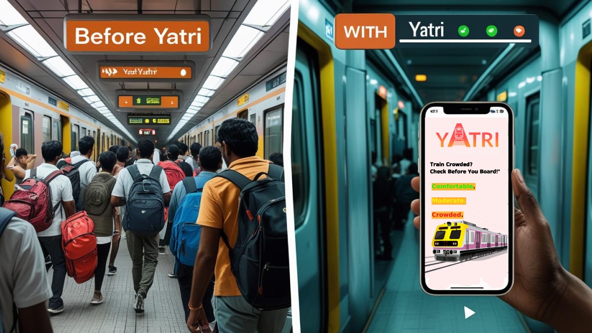 Tired of Crowded Trains? Here's a trick: Use Yatri's Upcoming Feature to Predicts Crowd Levels in Real-Time